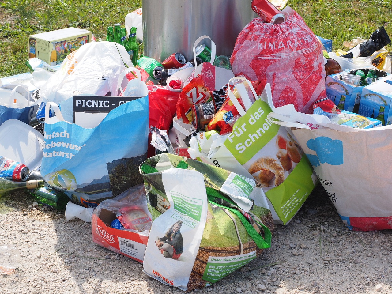 Déchets poubelles