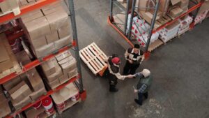 Hangar pour ranger les produits