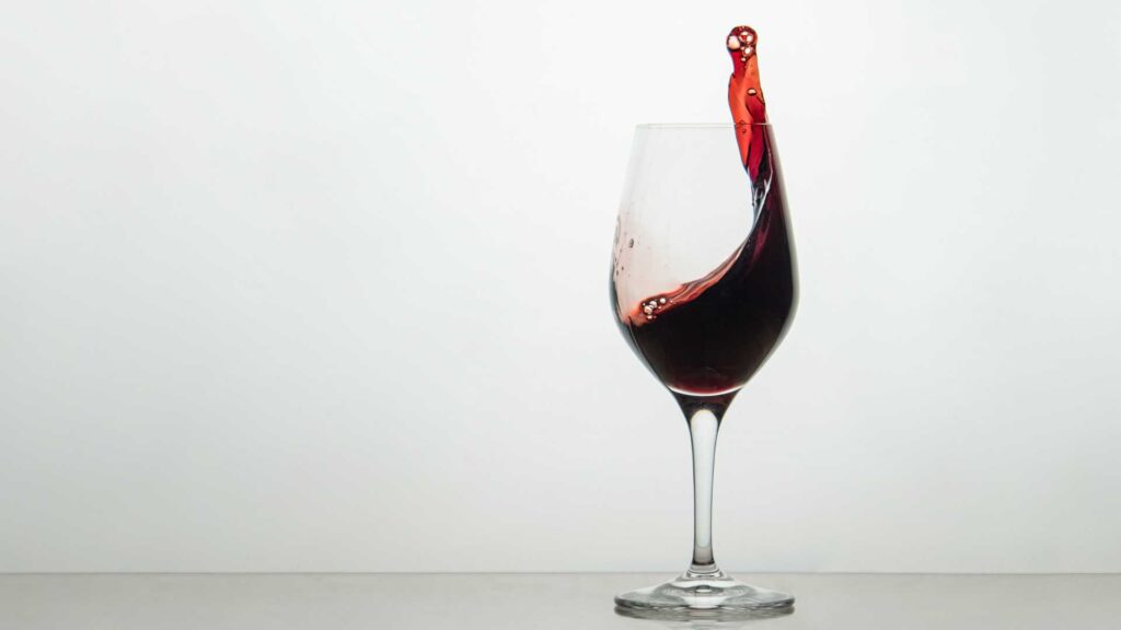 Verre de vin rouge